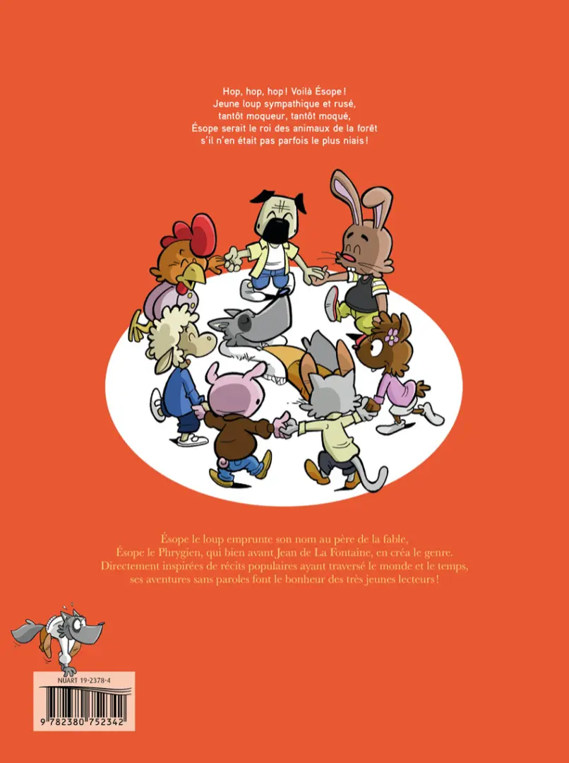 Verso de l'album Ésope le loup Tome 1 Promenons-nous dans les bois