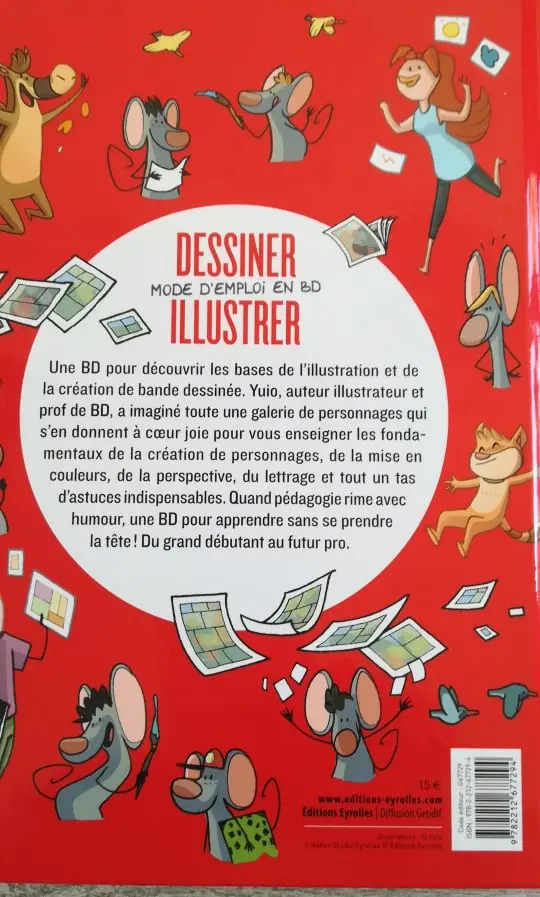 Verso de l'album Dessiner, illustrer - Mode d'emploi en BD