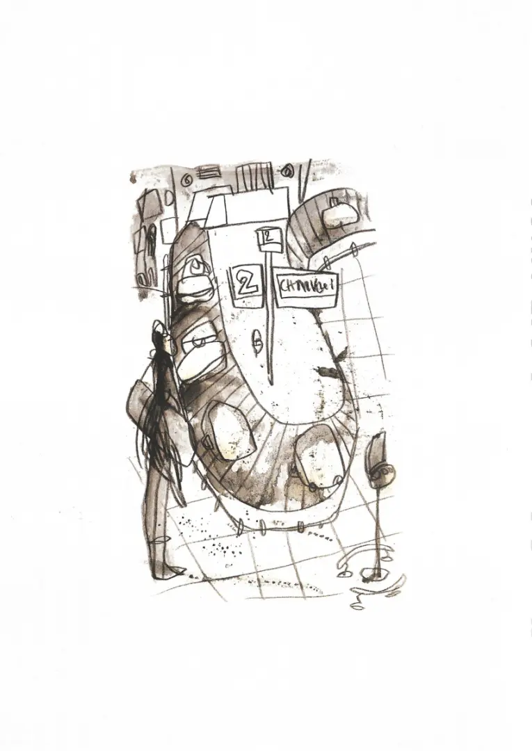 Verso de l'album Carnet d'errance