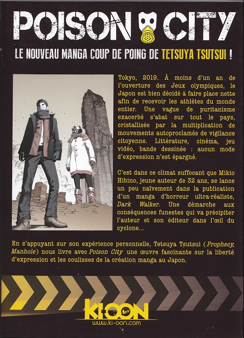 Verso de l'album Poison City 1/2