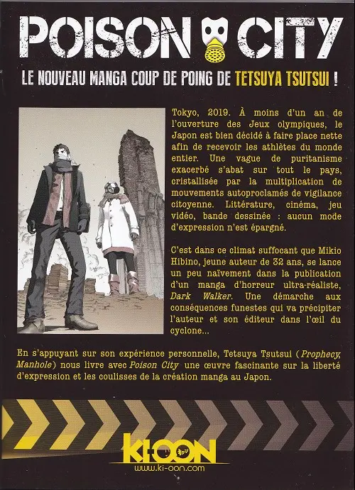 Verso de l'album Poison City 1/2