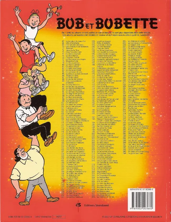 Verso de l'album Bob et Bobette Tome 114 Le casque tartare