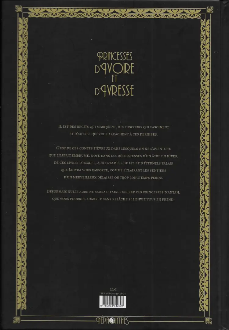 Verso de l'album Contes de Jean Lorrain Tome 1 Princesses d'Ivoire et d'Ivresse