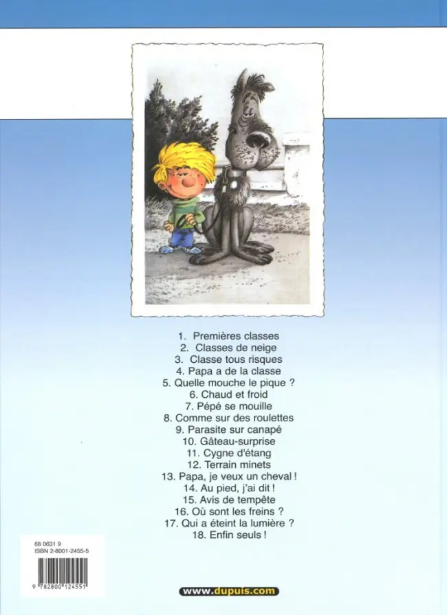 Verso de l'album Cédric Tome 11 Cygne d'étang