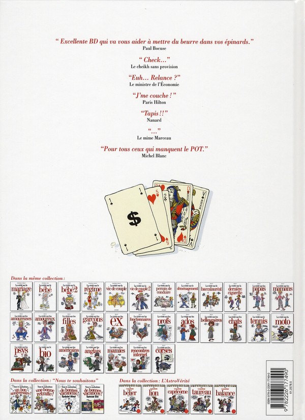 Verso de l'album La Vérité sur... Tome 42 La vérité sur le poker