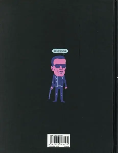 Verso de l'album Cinégeek