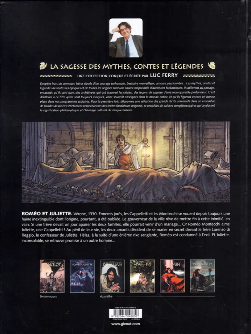 Verso de l'album Roméo et Juliette