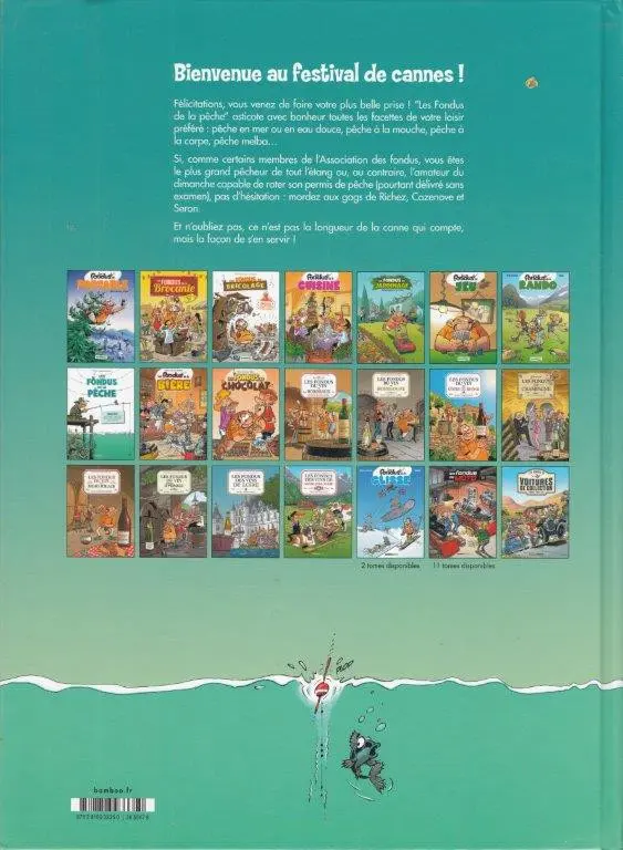 Verso de l'album Les Fondus Tome 5 Les fondus de la pêche