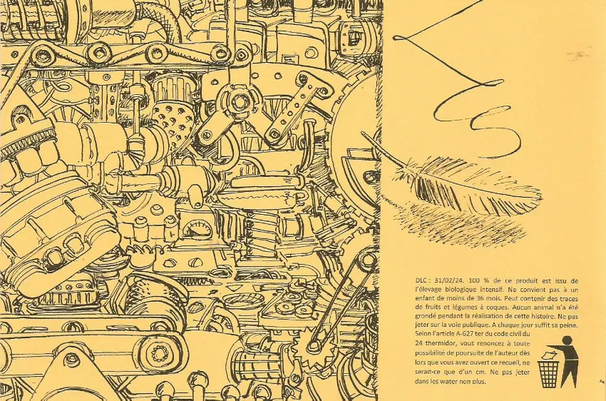 Verso de l'album Volaille contrariée