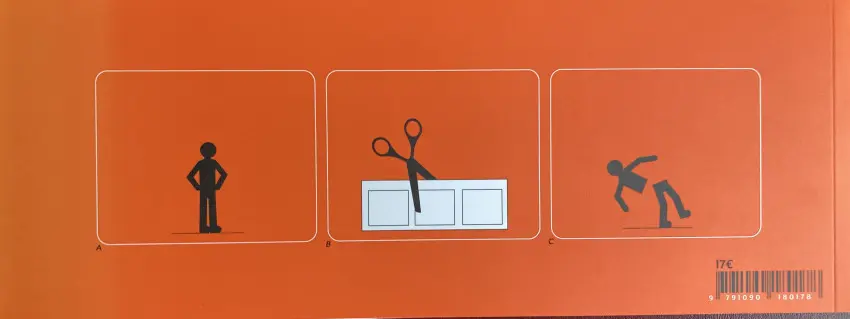 Verso de l'album 61 façons de tuer un personnage de bande dessinée
