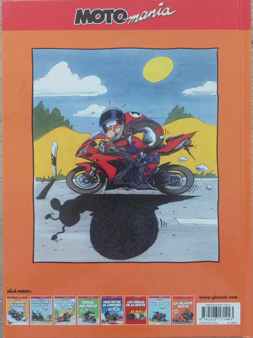 Verso de l'album Moto mania Tome 8 Ça déjante grave