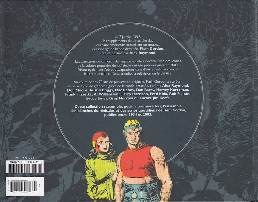 Verso de l'album Flash Gordon Tome 23 1986-1989