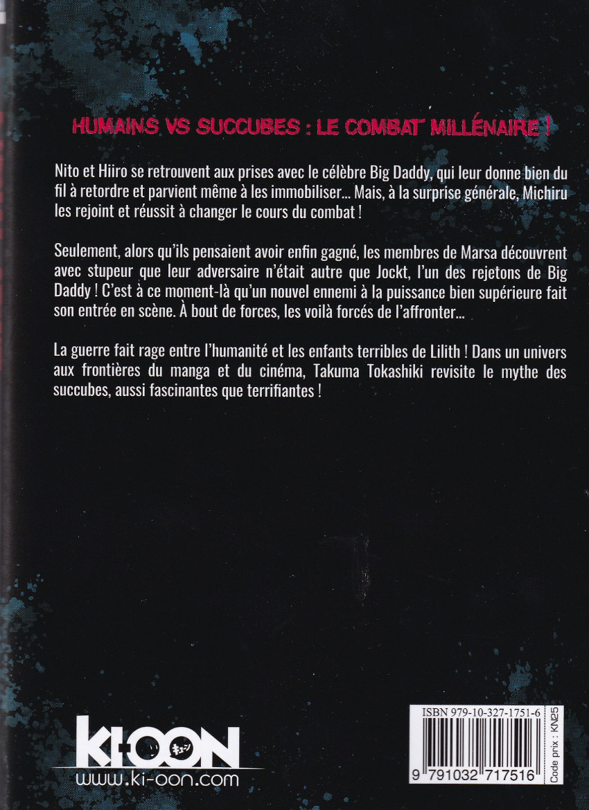 Verso de l'album Lili-Men 4