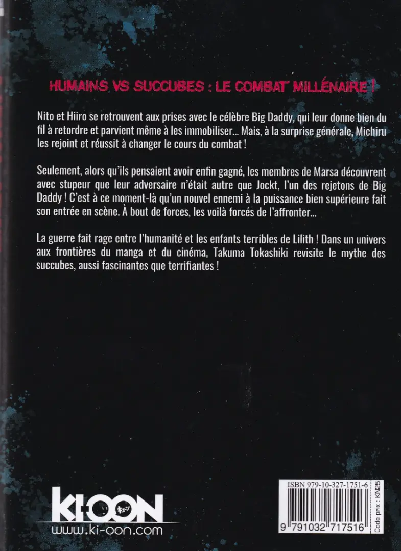 Verso de l'album Lili-Men 4