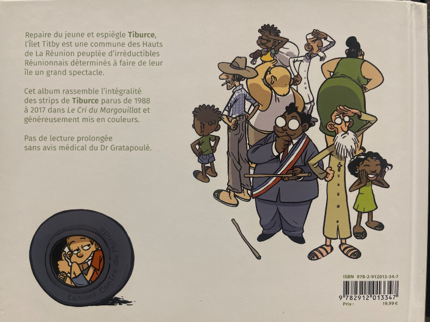 Verso de l'album Tiburce L'intégrale 1