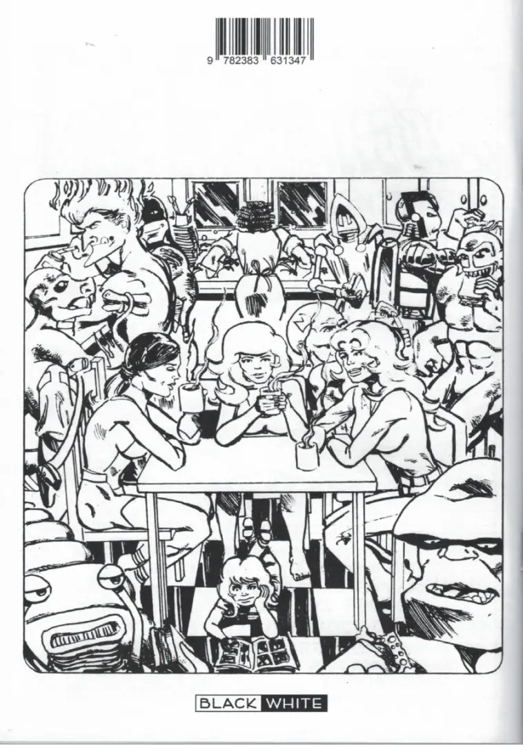 Verso de l'album Savage Dragon Graphic Fantasy
