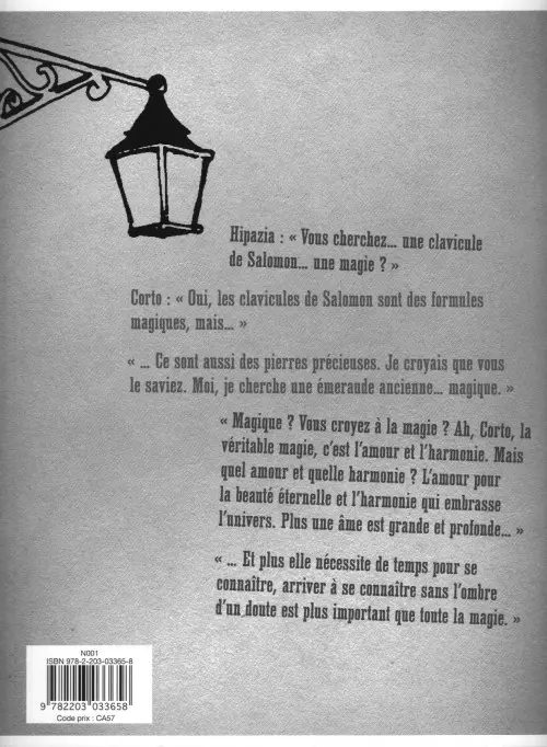 Verso de l'album Corto Maltese En Noir et Blanc Tome 8 Fable De Venise