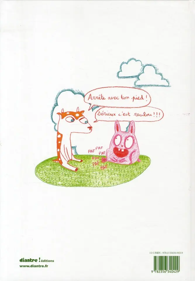 Verso de l'album Bambou Le petit cerf qui mange tous ses amis