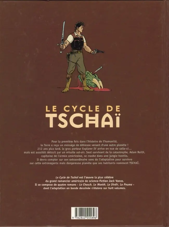 Verso de l'album Le Cycle de Tschaï Tome 2 Le Chasch - volume II
