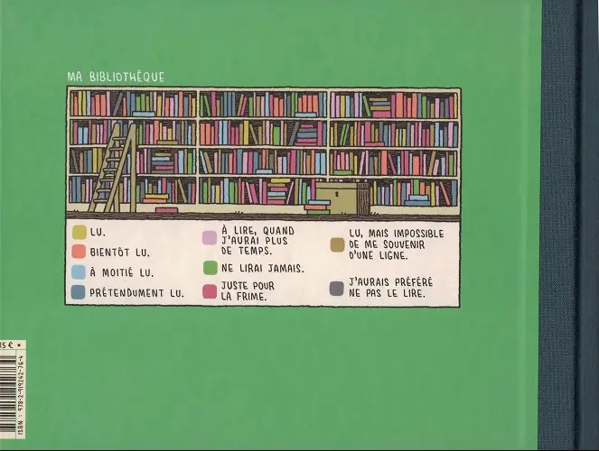 Verso de l'album En cuisine avec Kafka