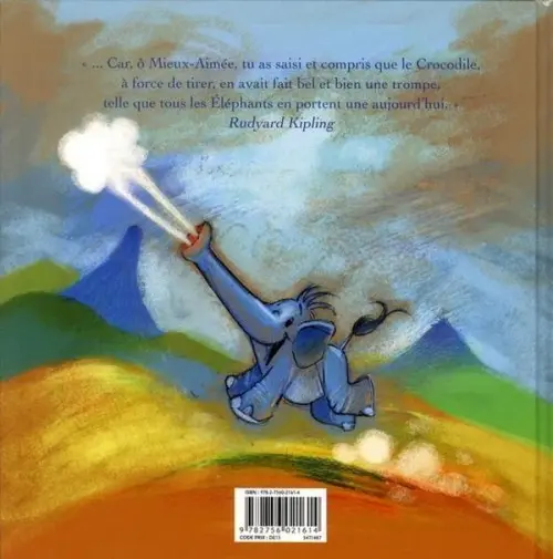 Verso de l'album L'Enfant d'Éléphant
