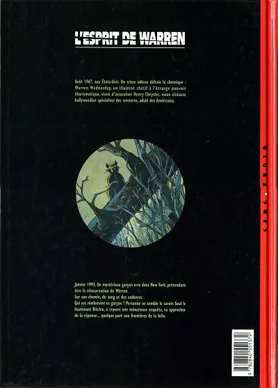 Verso de l'album L'Esprit de Warren Tome 2 La légende de nouvel homme