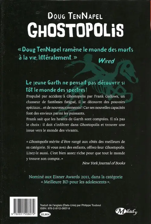 Verso de l'album Ghostopolis