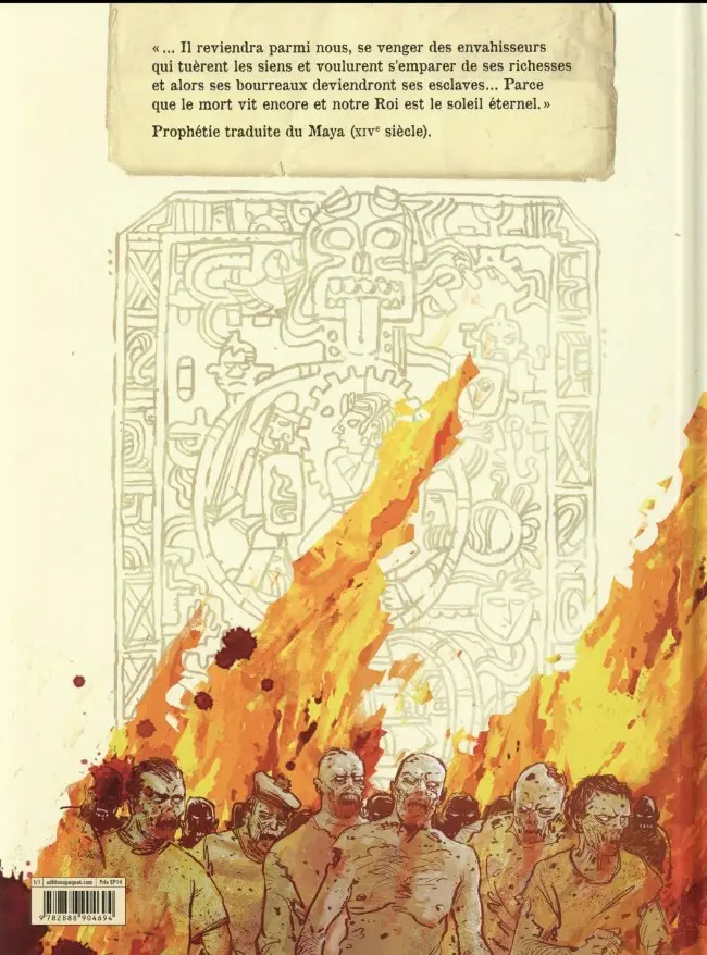 Verso de l'album Gold of the Dead