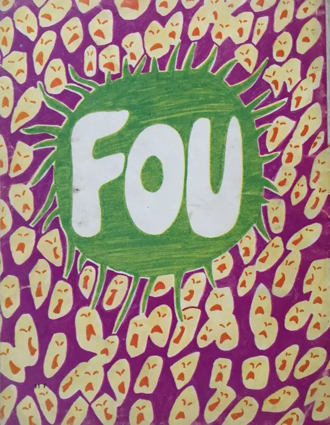 Verso de l'album Il est fou