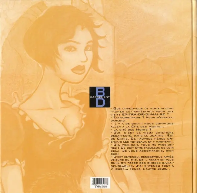 Verso de l'album Ada Enigma Tome 1 Les spectres du Caire