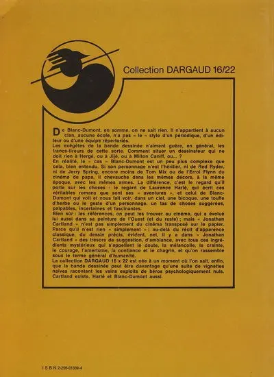 Verso de l'album Jonathan Cartland 16/22 Tome 2 Dernier convoi pour l'orégon
