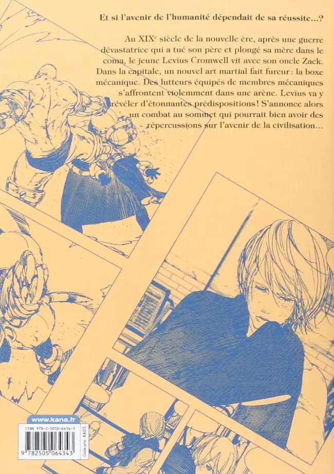 Verso de l'album Levius Vol. 1