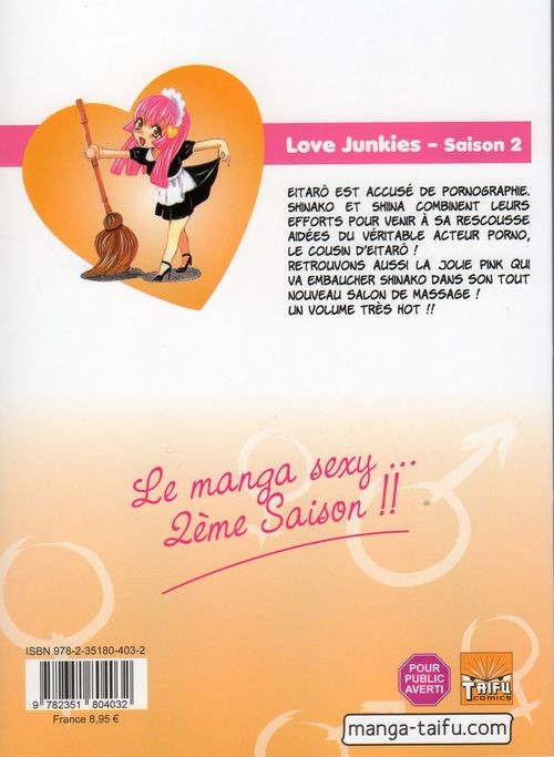 Verso de l'album Love junkies Saison 2 Tome 5