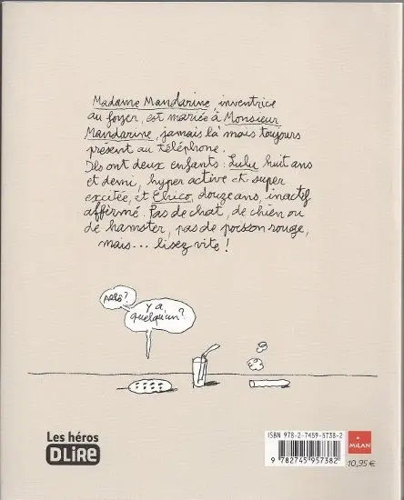 Verso de l'album Mandarine & Cow Tome 1 La belle affaire !