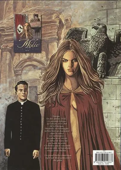 Verso de l'album Médée Tome 1 La toison d'or