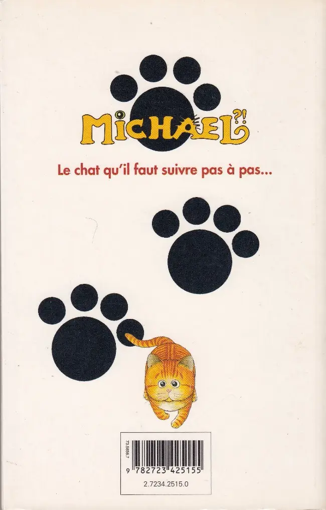 Verso de l'album Michael ?! Le chat qui danse 1
