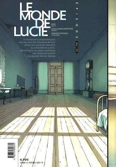 Verso de l'album Le Monde de Lucie Épisode 2