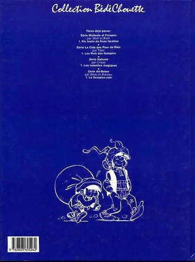 Verso de l'album Ali Béber Tome 1 Le scorpion noir