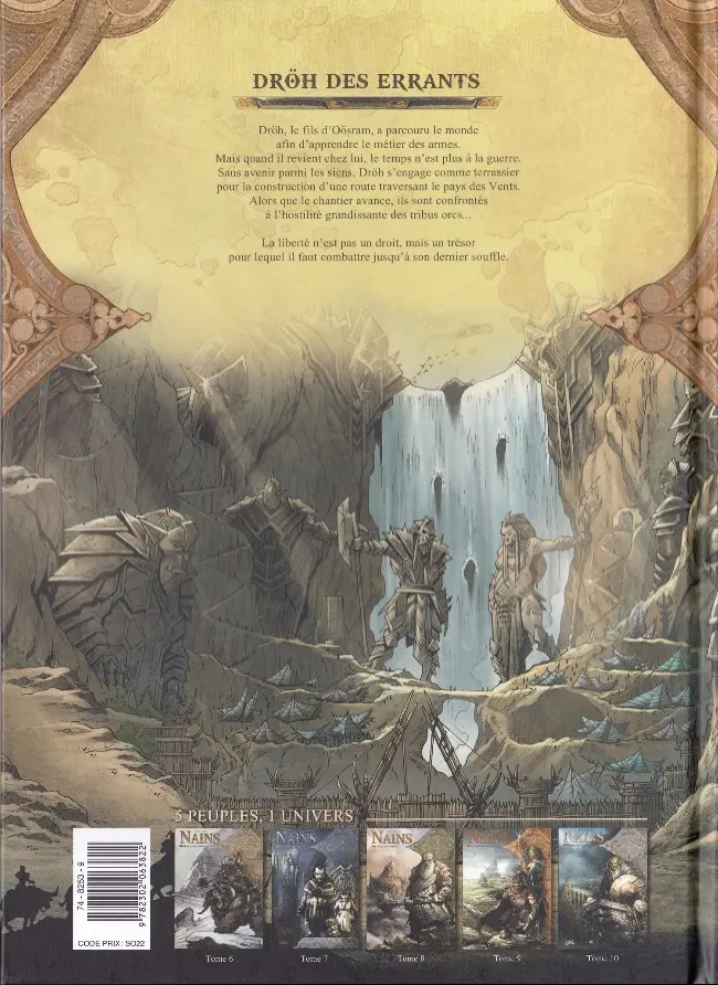 Verso de l'album Nains Tome 9 Dröh des Errants