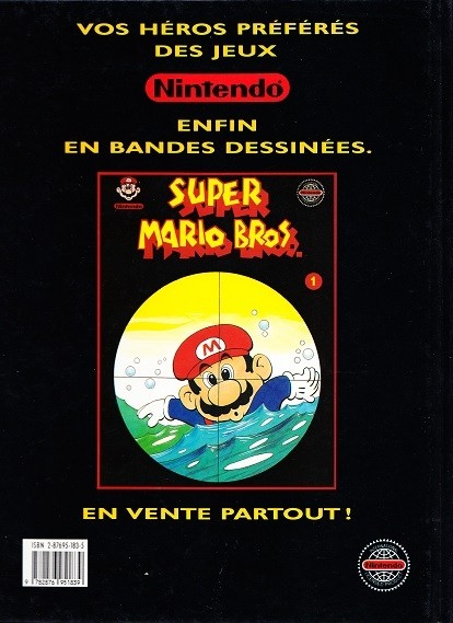 Verso de l'album Nintendo Game Boy