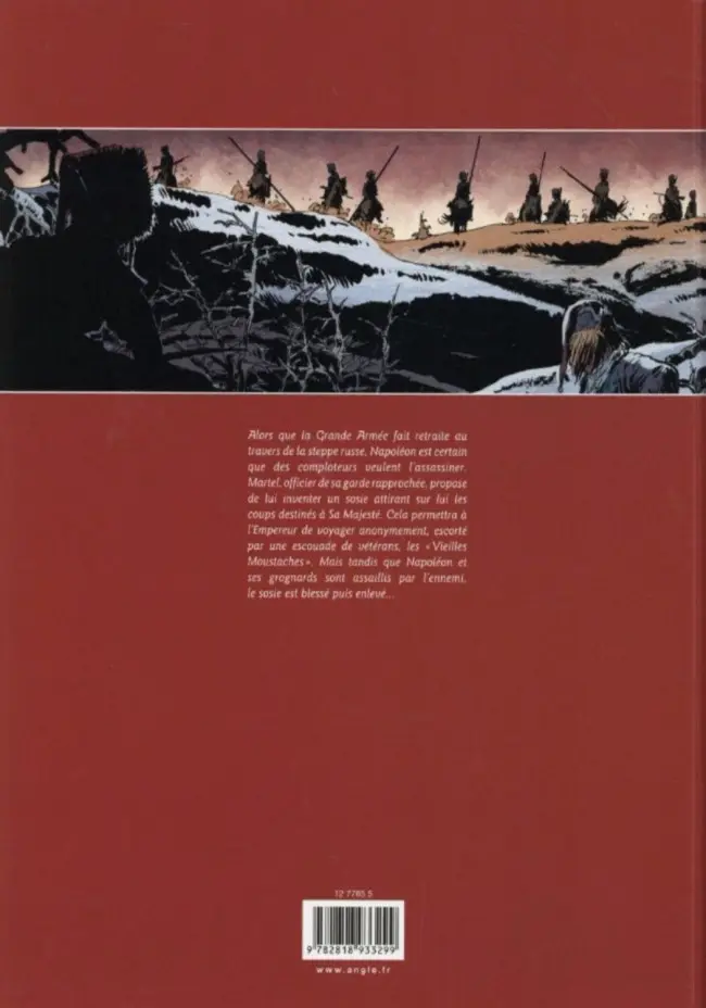 Verso de l'album La Nuit de l'Empereur Tome 1 Les Vieilles Moustaches