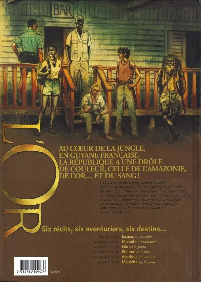 Verso de l'album L'Or Tome 1 Issaïas ou le colibri
