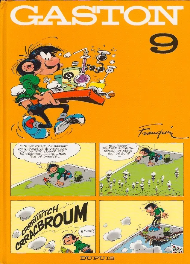 Couverture de l'album Gaston Tome 9 Édition spéciale 40e anniversaire