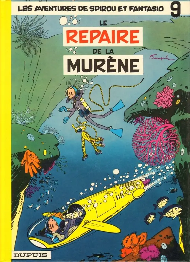 Couverture de l'album Spirou et Fantasio Tome 9 Le repaire de la murène