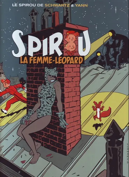 Couverture de l'album Spirou et Fantasio - Une aventure de... / Le Spirou de... Tome 7 La Femme-léopard