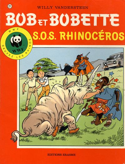 Couverture de l'album Bob et Bobette Tome 221 S.O.S. rhinocéros