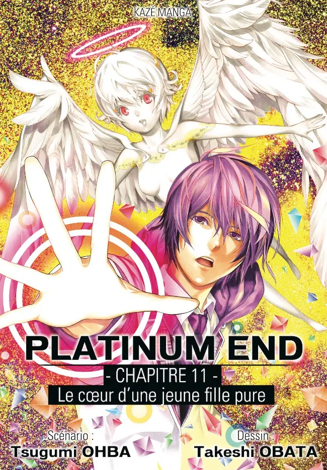 Couverture de l'album Platinum End Editions numériques Chapitre 11 Le cœur d'une jeune fille pure