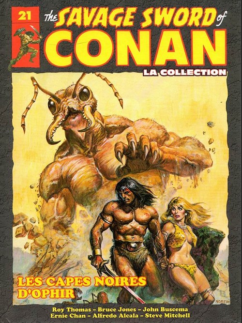 Couverture de l'album The Savage Sword of Conan - La Collection Tome 21 Les capes noires d'Ophir