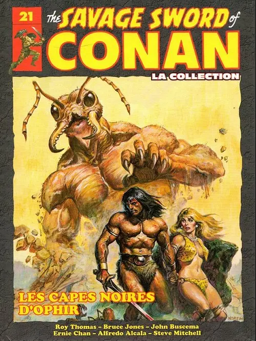 Couverture de l'album The Savage Sword of Conan - La Collection Tome 21 Les capes noires d'Ophir