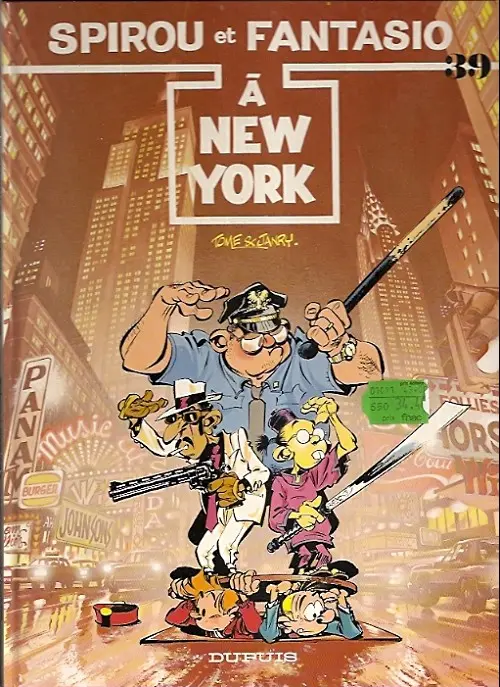Couverture de l'album Spirou et Fantasio Tome 39 Spirou à New York